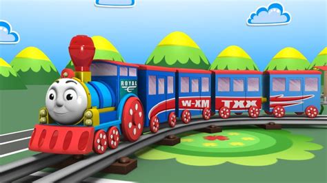 Cartoon Train - Train videos - jcb - Cars for Kids - Toys Factory - Kids Railway - Police ...