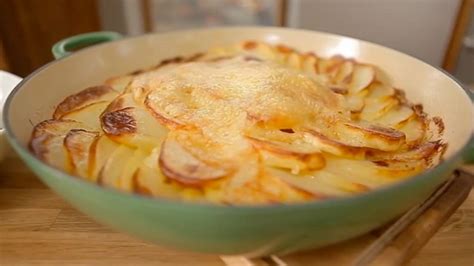 Tartiflette with bacon fat salad recipe - BBC Food