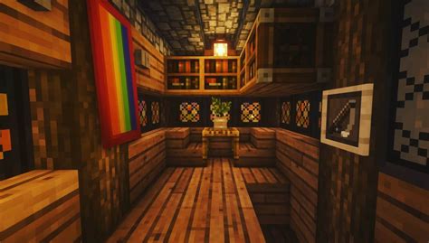 Cottage Core Minecraft House Interior