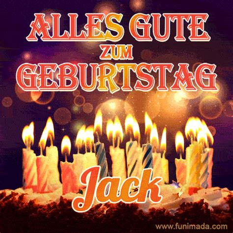 Happy Birthday Jack GIFs - Download on Funimada.com