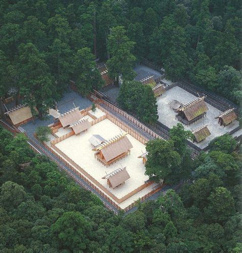 Aerial View Ise mini | Ise grand shrine, Japanese architecture, Japan ...