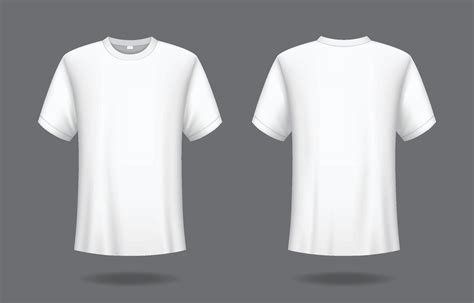 Premium Vector Vector T Shirt Mockup Front View - vrogue.co