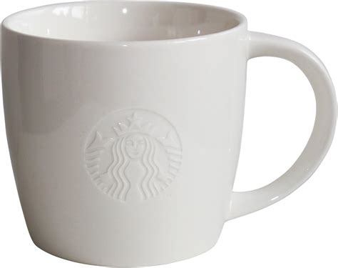 Starbucks Coffee Mug White Coffee Mug Collectors Grande Classic White 16 Oz : Amazon.co.uk: Home ...