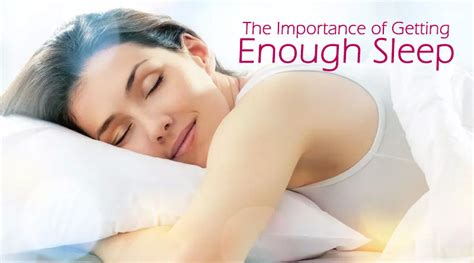 The Importance of Getting Enough Sleep - Dot Com Women