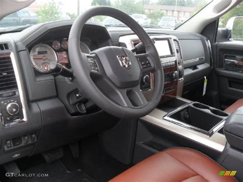 Dark Slate/Russet Interior 2012 Dodge Ram 2500 HD Laramie Longhorn Crew Cab 4x4 Photo #54298407 ...