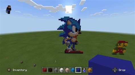 Pixel Art Sonic The Hedgehog Minecraft Map Images