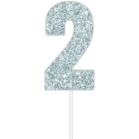 Number 2 Cake Topper Printable