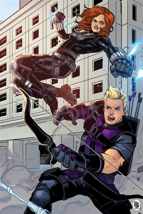 Blackwidow Vs Hawkeye by ChickenzPunk on DeviantArt