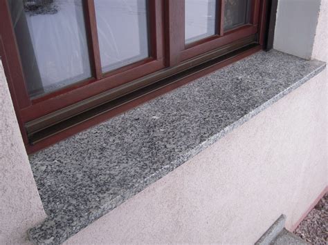 GREY GRANITE WINDOWS SILLS - LEWANDOWSKI Fence Builder Limited