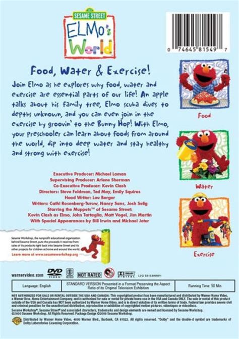 Barnes and Noble Sesame Street: Elmo's World - Food, Water and Exercise ...