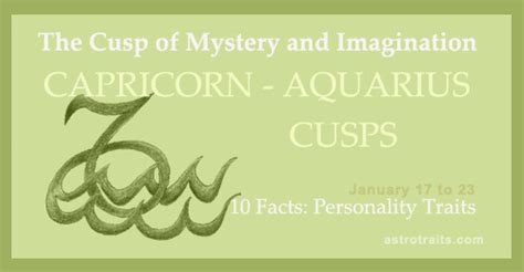 10 Facts About CAPRICORN - AQUARIUS Cusps ♑♒