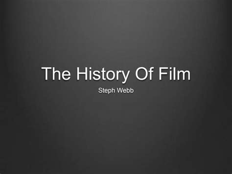 A Short History Of Documentary