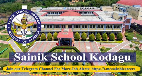 Sainik School Kodagu Recruitment 2023: Faculty & Non Faculty Positions; Check Eligibility!