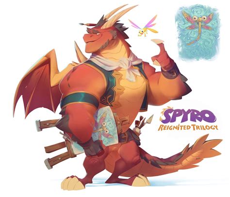 ArtStation - Spyro Reignited - Delbin, Nicholas Kole | Spyro the dragon ...