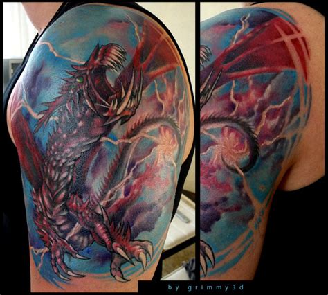 Lightning Dragon tattoo - grimmy3d