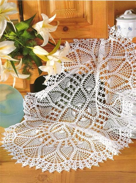 Vintage crochet doily pattern vintage crafts tutorial oval | Etsy