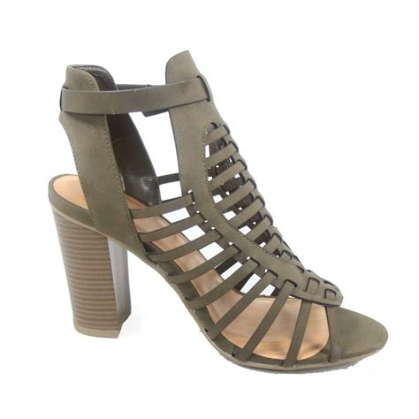 SODA - Soda Women's Chunky Heel Strappy Ankle Strap Buckle Sandal Shoes - Walmart.com - Walmart.com