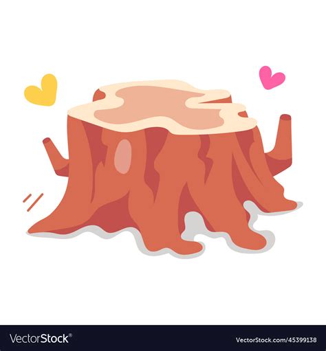 Tree trunk Royalty Free Vector Image - VectorStock