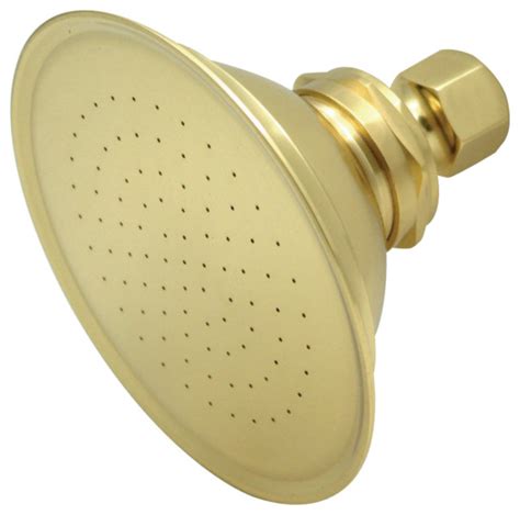 Kingston Brass Brass Shower Head Brass - Transitional - Showerheads And ...