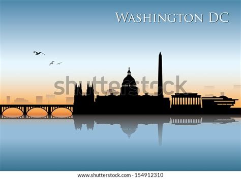 Washington Dc Skyline Vector Illustration Stock Vector (Royalty Free ...