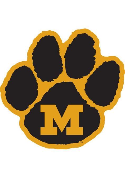 Mizzou tiger paw Logos