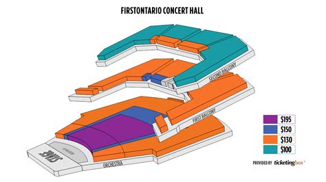 Hamilton FirstOntario Concert Hall Seating Chart (English) | Shen Yun Performing Arts