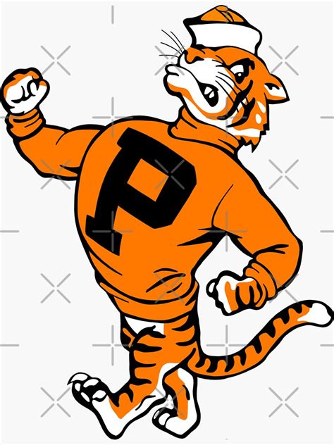 "Princeton University Tiger Mascot" Sticker for Sale by Matsa Shi | Redbubble