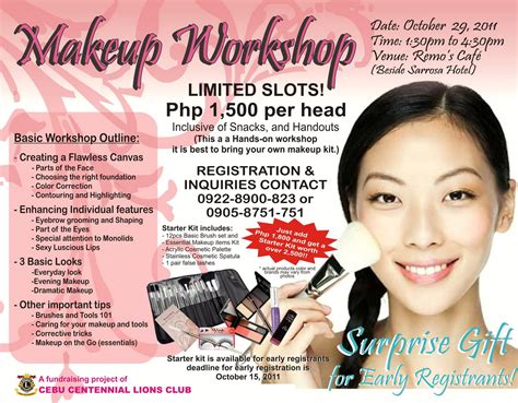 Studiobox10: Makeup workshop Beauty for a Cause