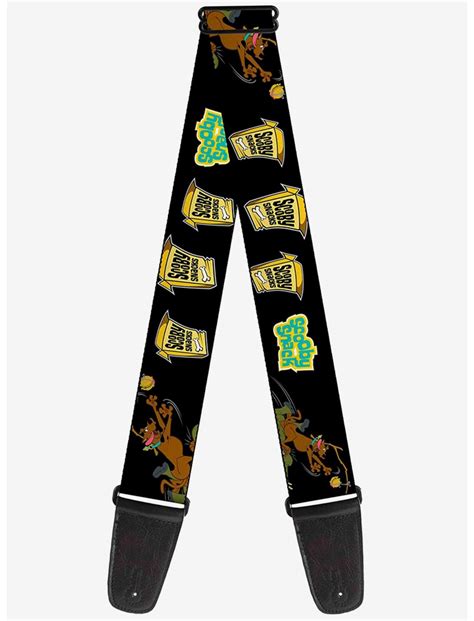 Scooby-Doo Chasing Scooby Snacks Guitar Strap - HOUSEHANDTOOLS