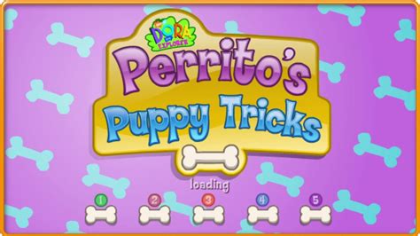 Perrito's Puppy Tricks - Dora The Explorer Games - YouTube