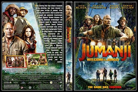 Jumanji: Welcome to the Jungle - Custom Dvd Cover - English [2017 ...