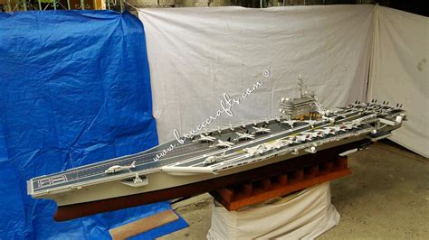 USS Nimitz CVN-68 Large Scale - Mahogany Wooden Aircraft Models – Boat ...