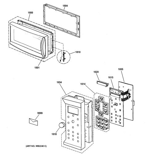 Assembly View for CONTROL PANEL & DOOR PARTS | SCA1000DBB03