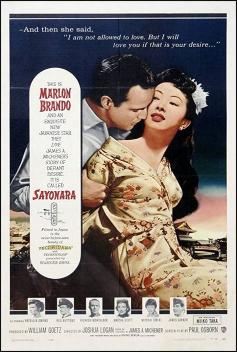 Sayonara Movie Poster (1957) | Great Movies