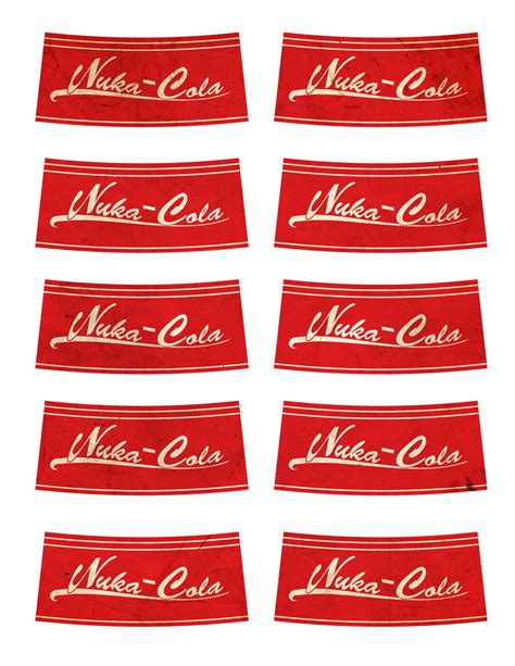 Nuka-Cola labels by strongcactus on DeviantArt