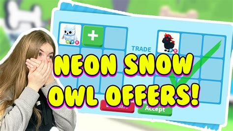 Making A NEON SNOW OWL! Neon Fly Ride Snow Owl Worth Roblox Adopt Me 2022 - YouTube