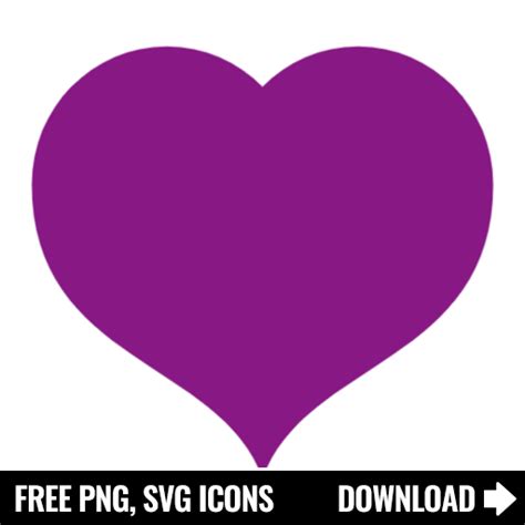 Heart Black Icon Free Png Svg 851628 Noun Project - vrogue.co
