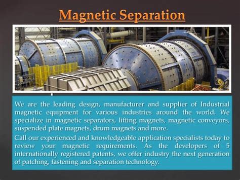 Magnetic separation by Magnetic Separation - Issuu