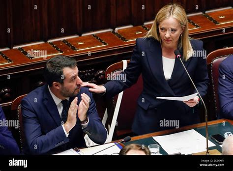 Italy, Rome, October 25, 2022 : Giorgia Meloni, new President of the ...