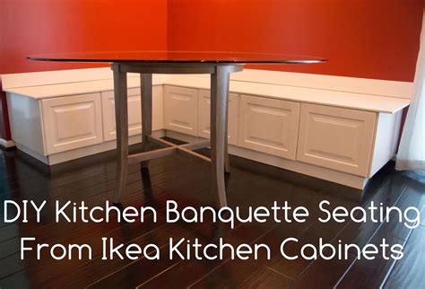 DIY Kitchen Banquette Bench Using Ikea Cabinets (Ikea Hacks)