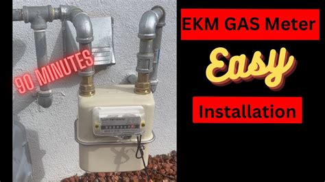 EKM Gas Meter Installation: 90 minute installation for beginners - YouTube