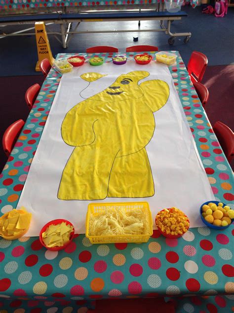 Children in need Pudsey bear! Kids use different materials to stick on ...