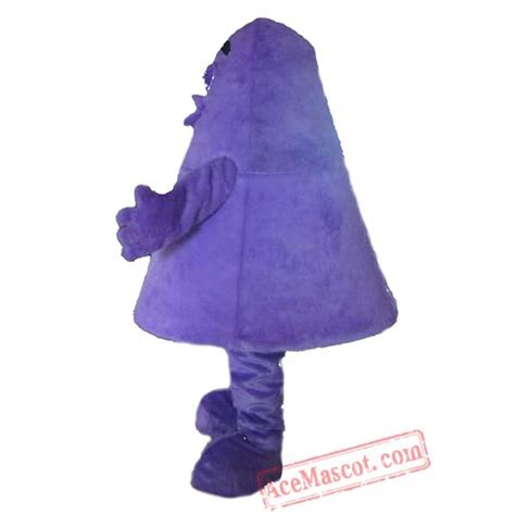 Grimace Purple Monster Mascot Costume