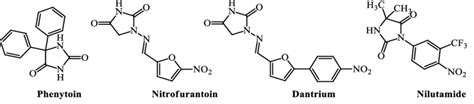 Examples of substituted hydantoins with various biological activities ...