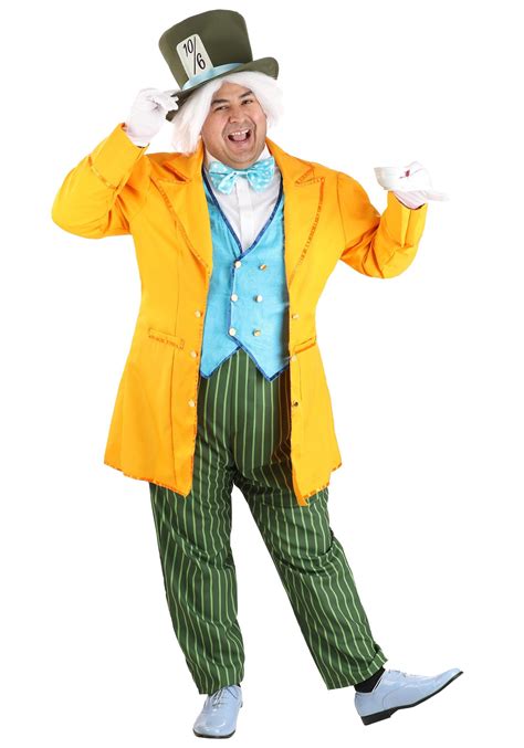 Men's Plus Size Classic Mad Hatter Costume