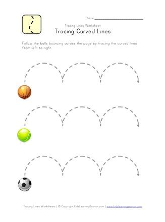 Curved Line Pattern For Kindergarten - bmp-blip