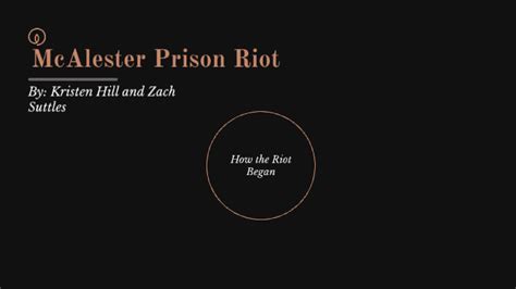 McAlester Prison Riot by Kristen Hill on Prezi