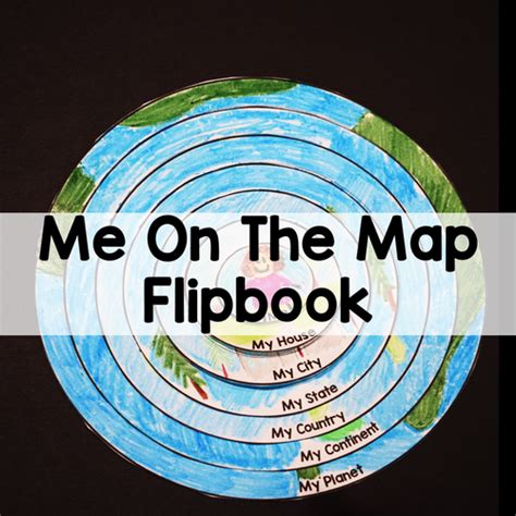 Me on the Map Flipbook Map Skills Activity - Amped Up Learning