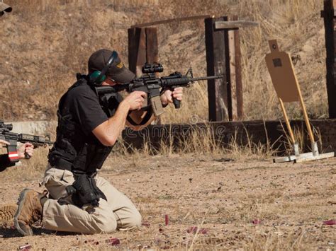 Rifle Training editorial photo. Image of equipped, training - 42046436