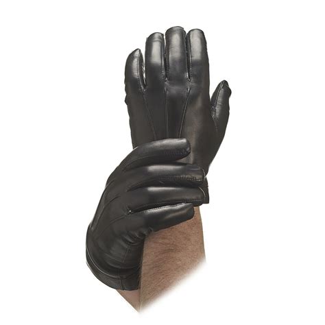 Men's Black Unlined Leather Gloves | Leather Gloves | Gloves-Online